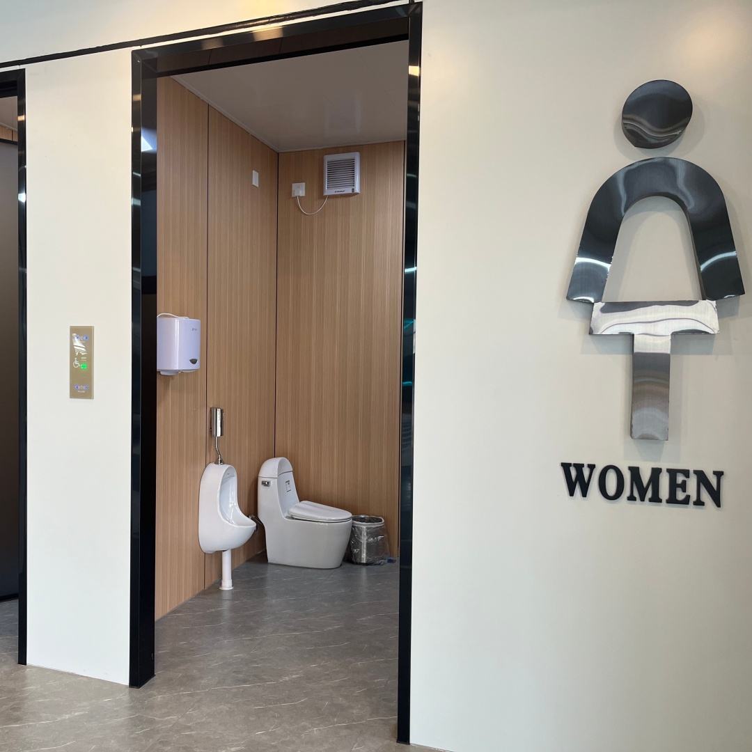 Mini Capsule Commercial Restroom project reference