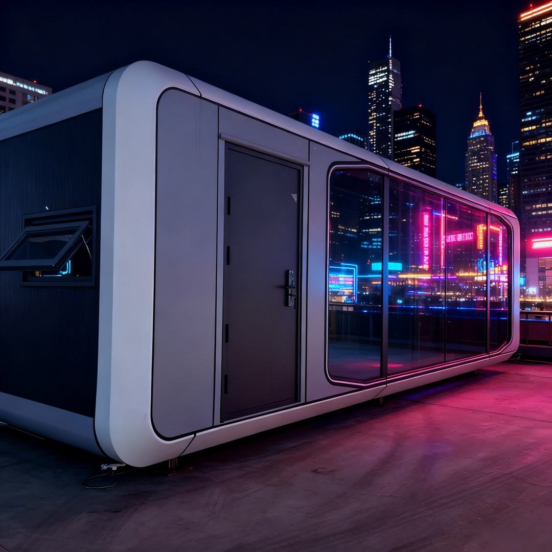 Modern Durable Apple Pod Cabin cover image for a modular product in the Space Capsule House category