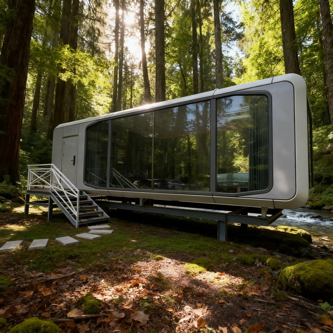Modern Durable Apple Pod Cabin project reference