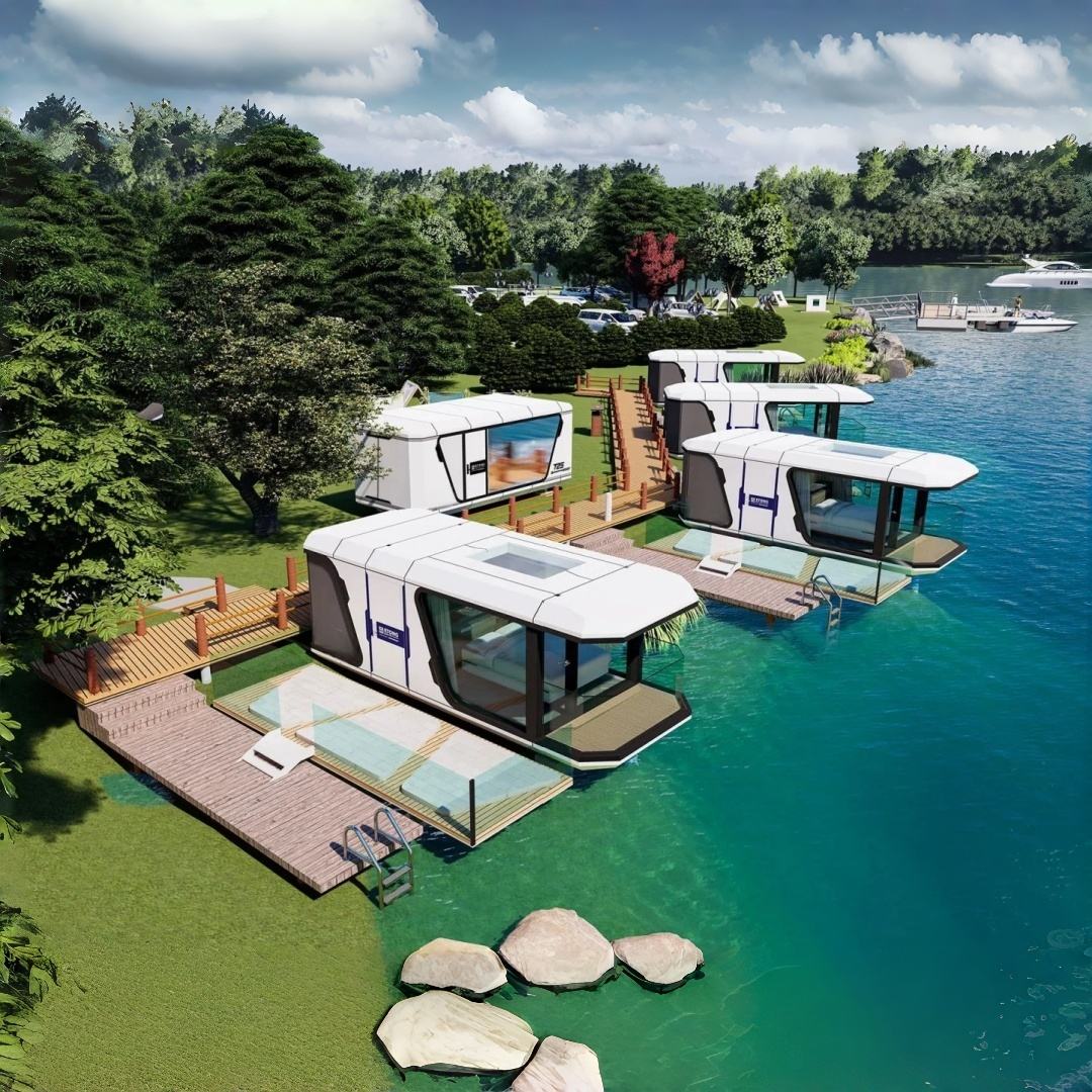 Panoramic Glass Resort Capsule House application view