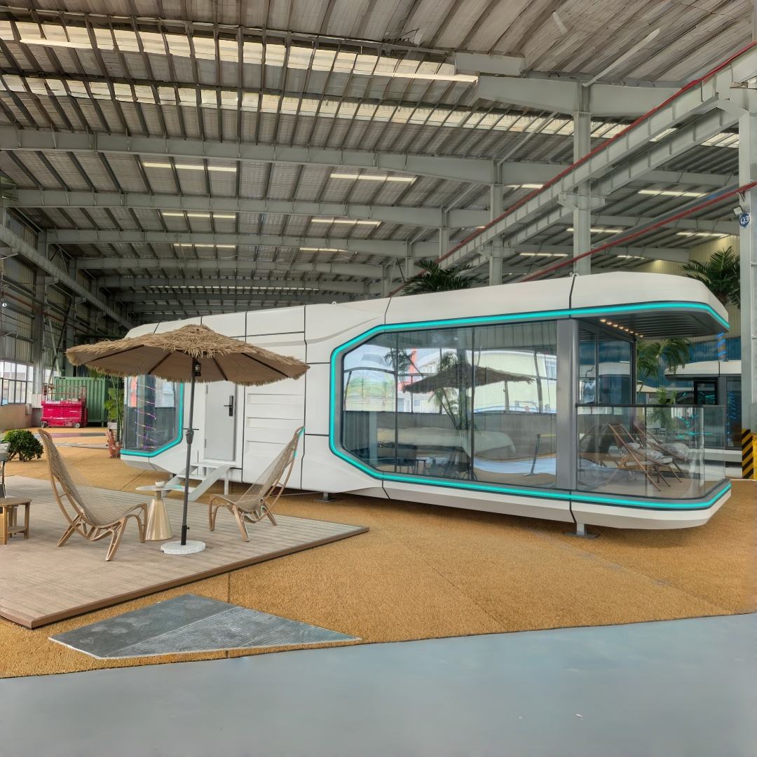 Panoramic Glass Travel Camp Pod project reference