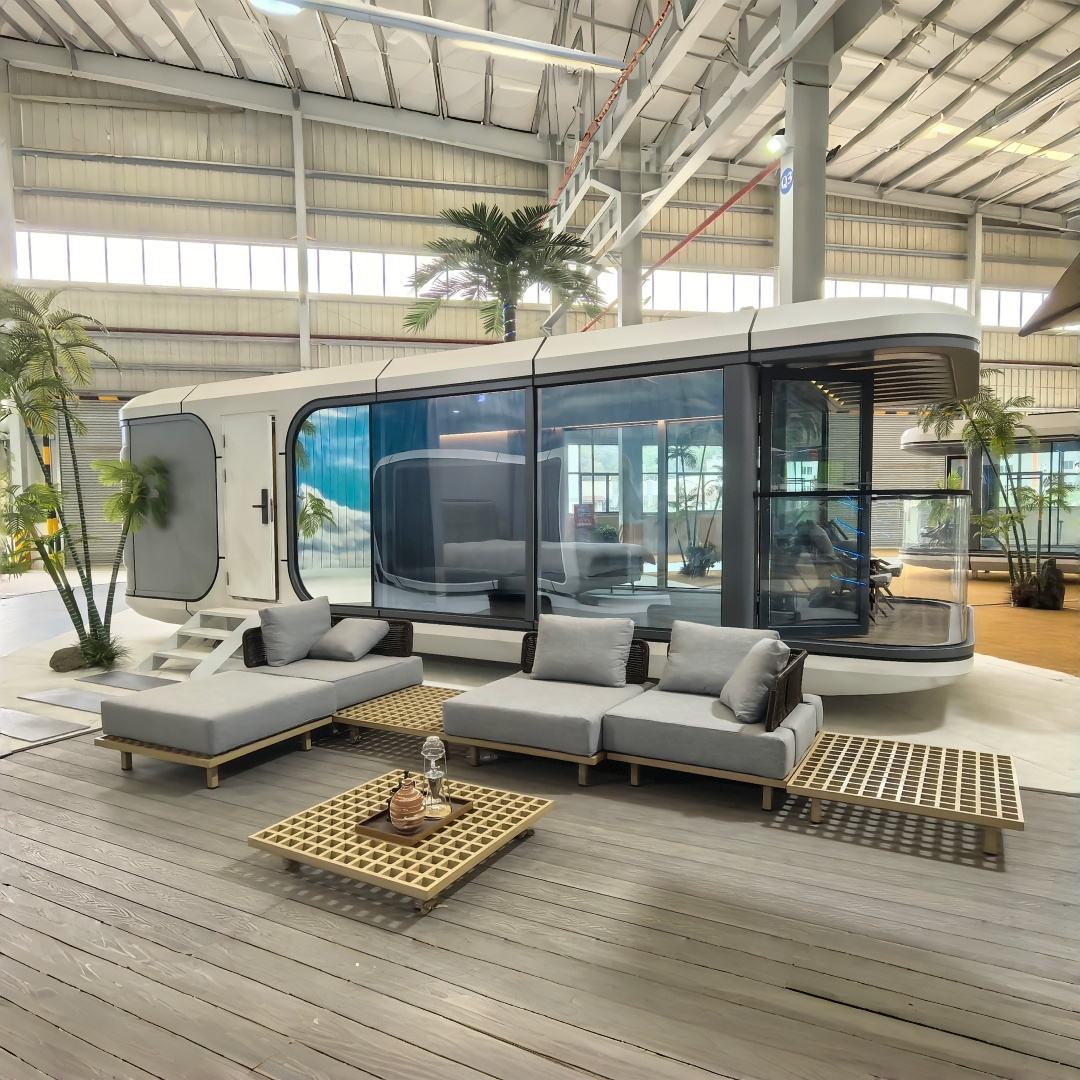 Panoramic Window Glamping Space Capsule configuration reference