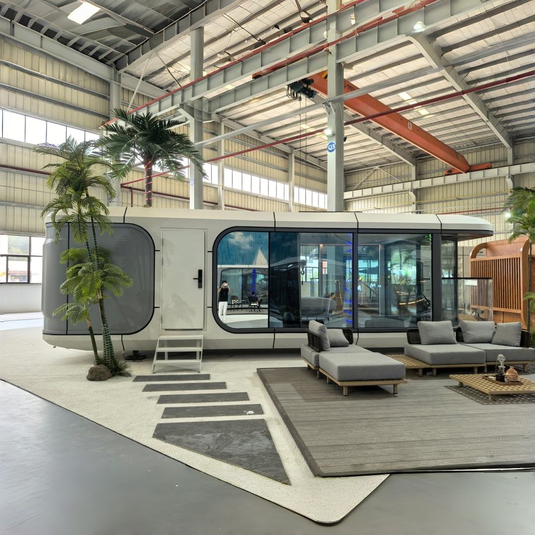 Panoramic Window Glamping Space Capsule cover image for a modular product in the Space Capsule House category