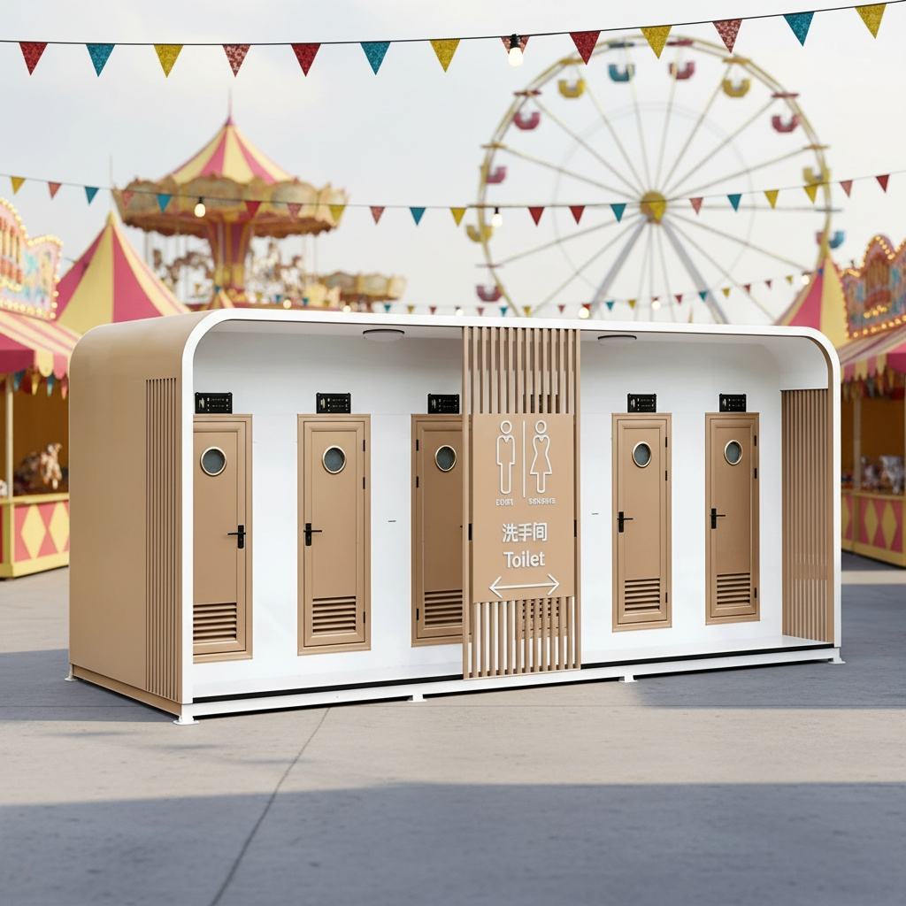 Portable Outdoor Capsule Toilet Cabin configuration reference