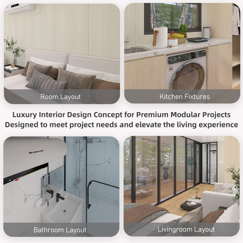 Tech-Infused Apple Prefab Cabin application view