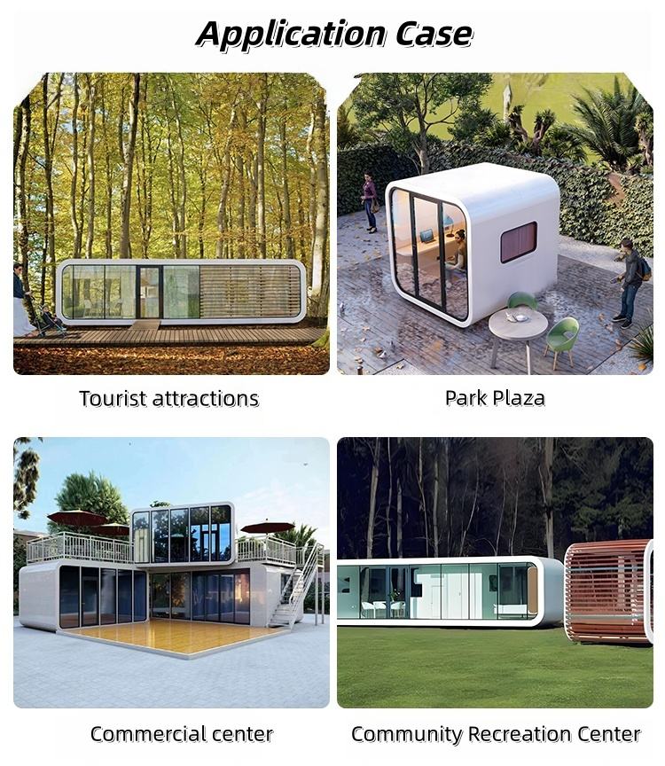 Two-Bedroom Apple Type Capsule House with Kitchen project reference