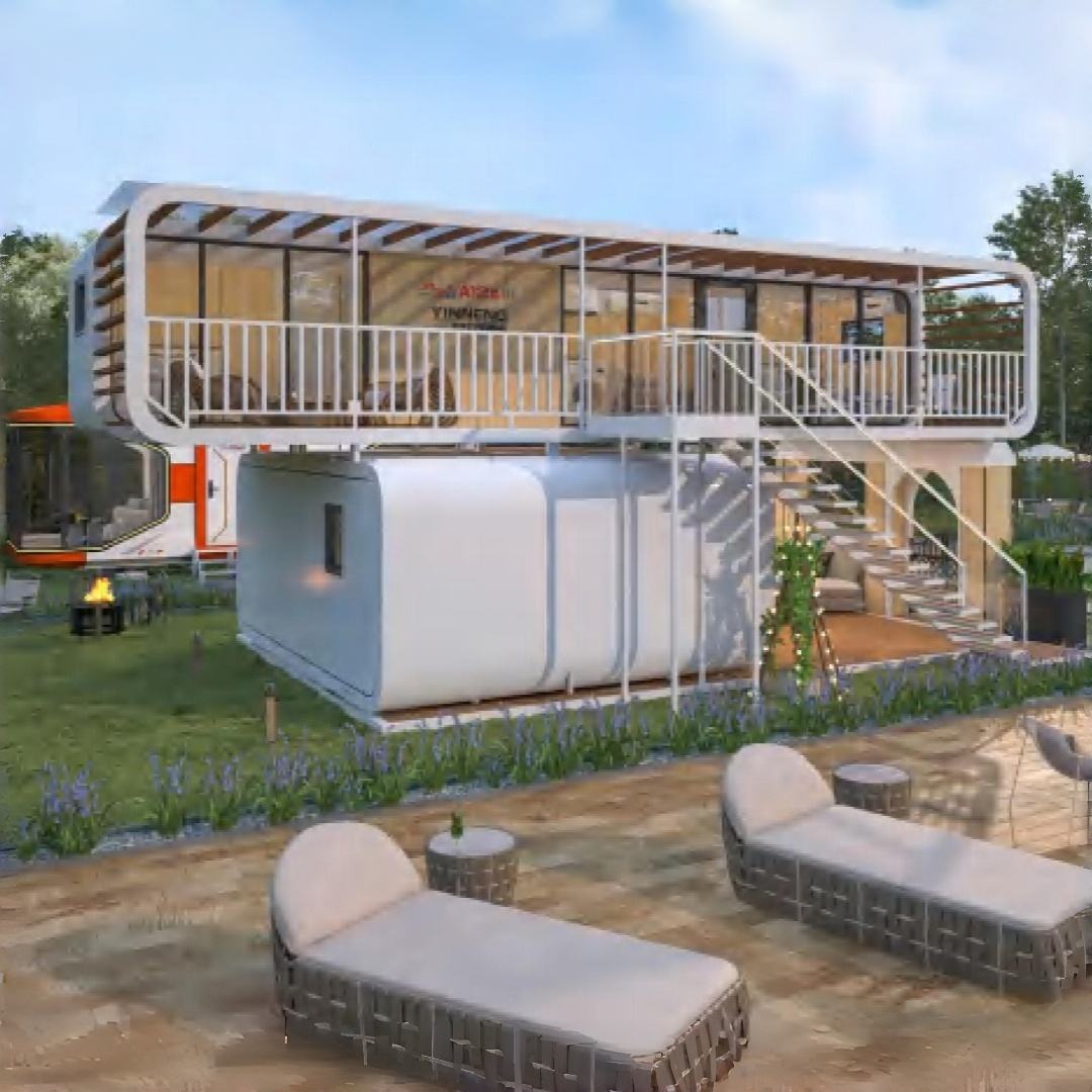 Two-Floor Apple Cabin project reference