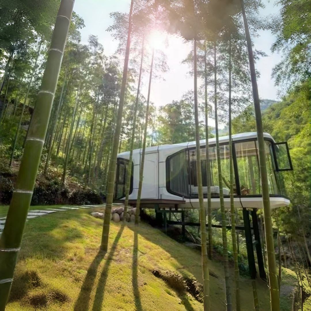 Ultra-Low Energy Space Capsule Hotel Pod application view